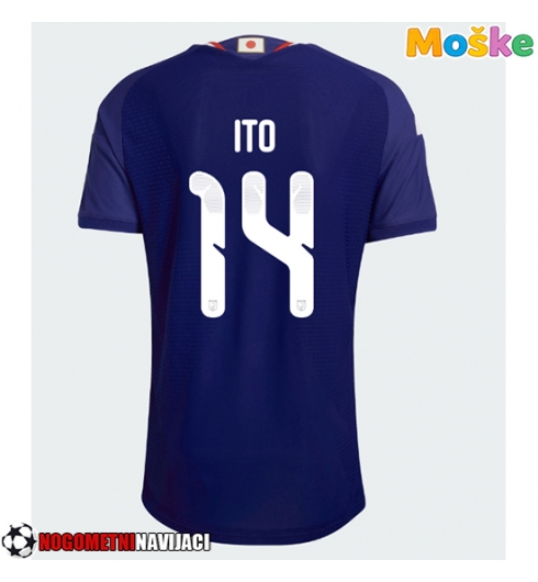 Moške Nogometnih dresov Japonska Junya Ito #14 Domači SP 2026 Kratki rokavi Moške Nogometnih dresov Japonska Junya Ito #14 Domači SP 2026 Kratki rokavi
